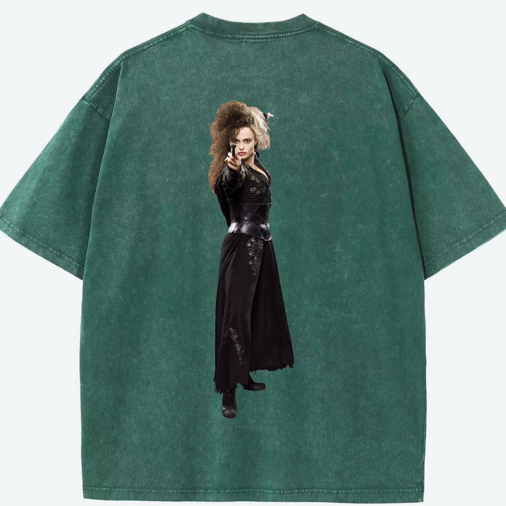 （画像用） Harry Potter ハリー・ポッターシリーズ 綿100% ヴィンテージ風 半袖Tシャツ（背面プリント）
